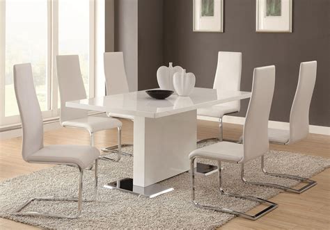 Modern White Dining Room Table And Chairs - 17 Magnificent Crystal Chandelier Designs To Adorn ...