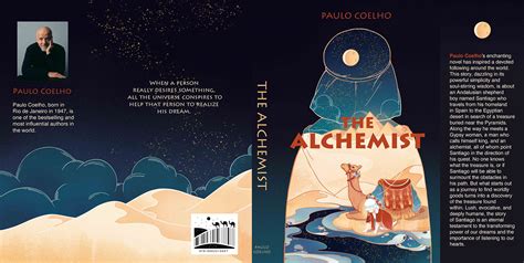 book cover for The Alchemist on Behance