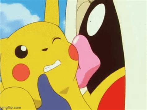 Pikachu Kiss Gif