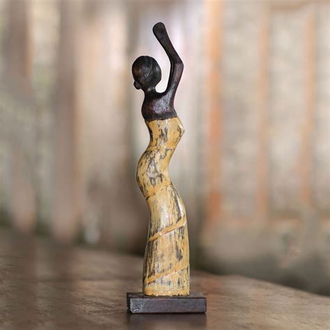 Woman in Prayer Sculpture Bali - Prayer | NOVICA