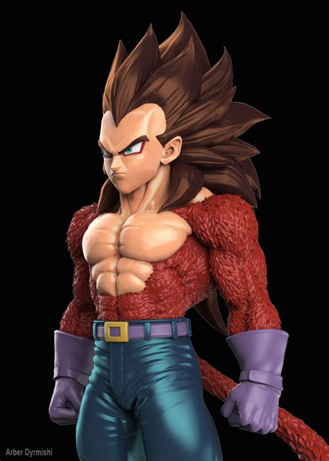 ArtStation - Vegeta SSJ4 - Pride of Saiyans