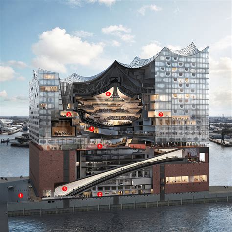 Elbphilharmonie Hamburg, Section @Herzog & de Meuron... | Download ...