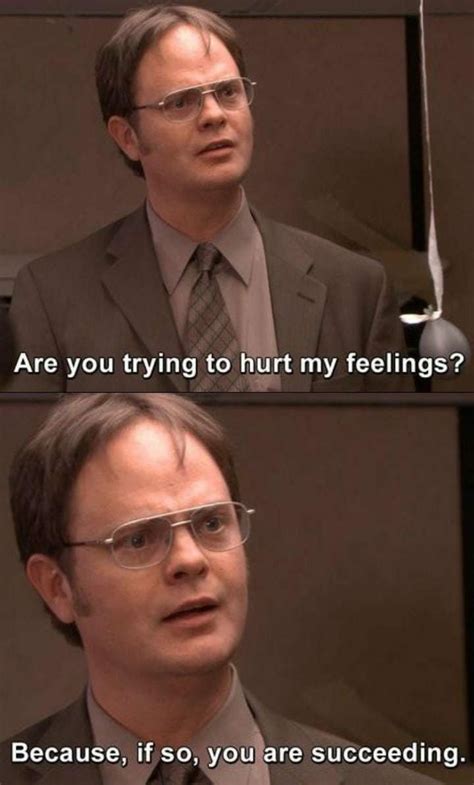 Dwight Schrute is always a mood | Office humor, The office show, Office memes