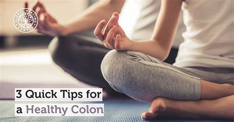 Healthy Colon Tips