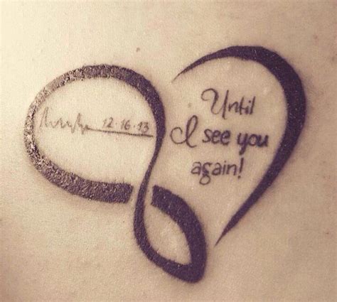 until we meet again tattoo heart - Google Search | Tattoos, Inspirational tattoos, Love tattoos