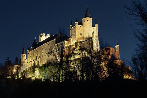 Alcazar de Segovia,Spain at night Photograph by Maria Elena GARCIA - Pixels