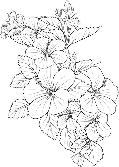 Discover more than 76 hibiscus flower tattoo drawings super hot - in.coedo.com.vn