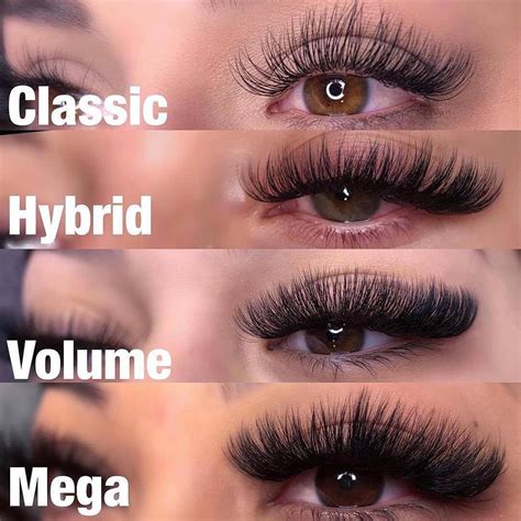 The Difference of Classic Lash | Hybrid Lash | Volume Lash | Mega Volu ...