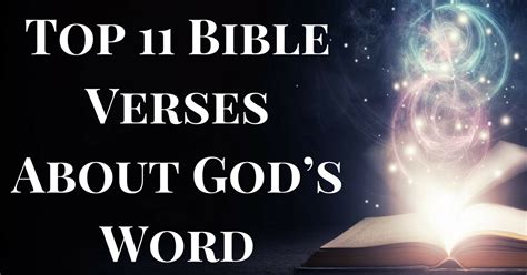 Top 11 Bible Verses About God’s Word | ChristianQuotes.info