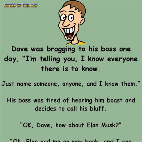 Everyone knows Dave – his boss gets the shock of his life | Funny jokes ...