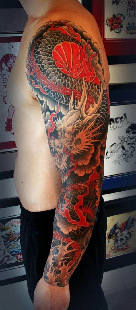 Dragon Tattoos for Men - Dragon Tattoo Designs for Guys