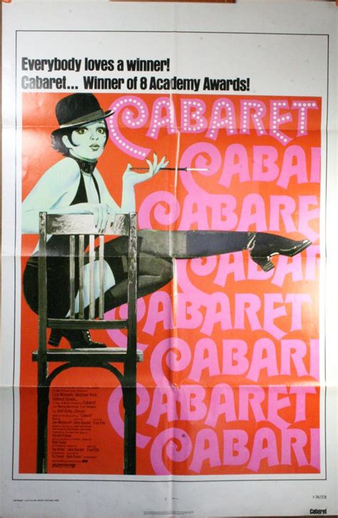 CABARET, Liza Minelli Musical Poster – Original Vintage Movie Posters