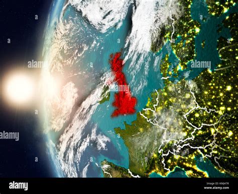 Great Britain Satellite View High Resolution Stock Photography and Images - Alamy