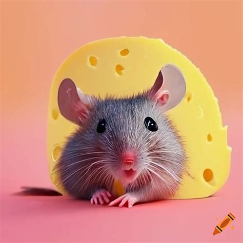 Mice eating cheese on Craiyon