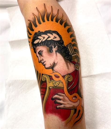 Apollo Tattoo | Apollo tattoo, Greek mythology tattoos, Greek god tattoo