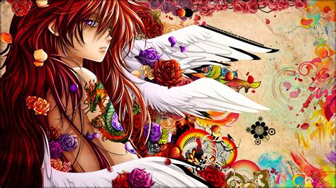 Anime Angel wings HD Image Free Download