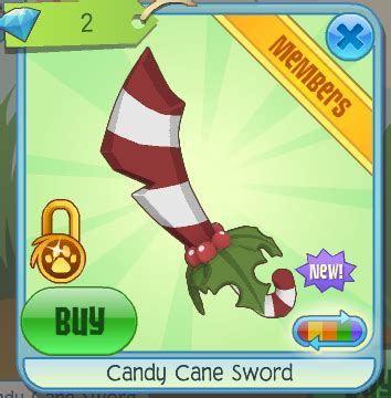 Candy Cane Sword | Animal Jam Wiki | FANDOM powered by Wikia