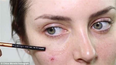 Chloe Morello demonstrates how to create 'bleeding eye socket' for ...