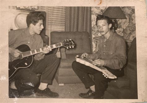 Santo & Johnny Farina practicing in my great grandmother’s living room ...