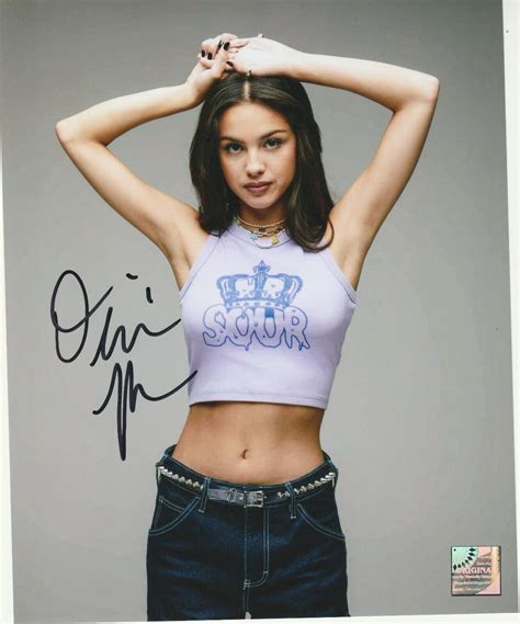 Olivia Rodrigo/ Pop Star, High School, Disney Signed Autograph 8x10 Matte W/COA | #4669256615