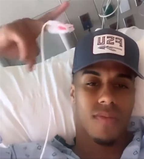 Injured Florida State QB shares a positive update from hospital bed..........
