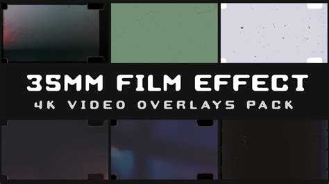 35mm Film Effect Pack - Stock Motion Graphics | Motion Array