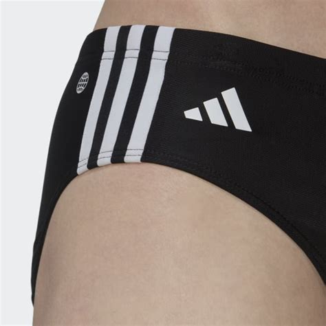 adidas Classic 3-Stripes Swim Trunks - Black | adidas UK