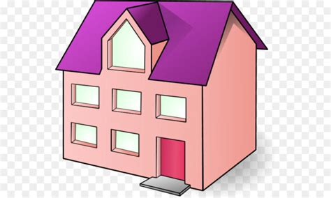 Pink House Clipart Clip Art Library - vrogue.co