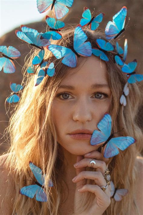 Electric Desert Blue Morpho Butterfly Fairy Crown Ready to - Etsy ...