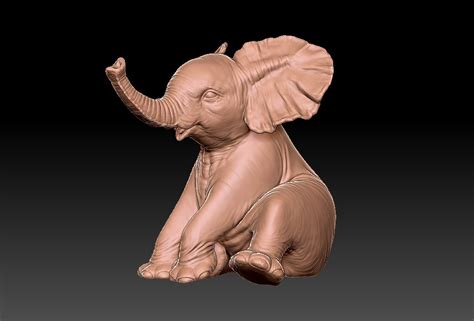 3D Printable Elephant