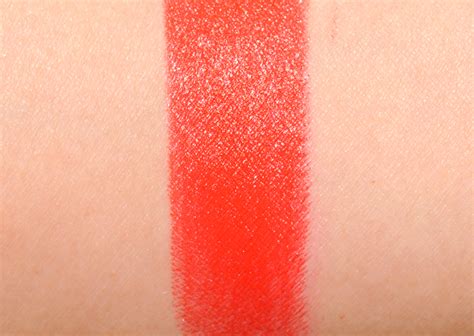 Orange Red Lipstick Swatches
