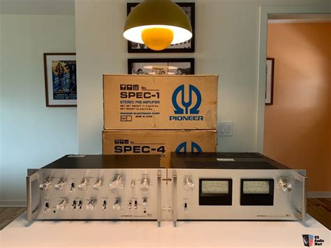 Pioneer SPEC-1 & SPEC-4 power amplifier and preamplifier (original boxes/paperwork) For Sale ...