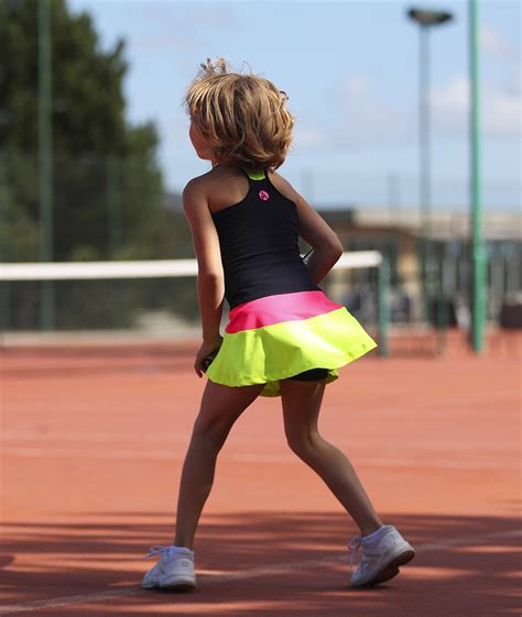 Girls Tennis Dress Isabella | Junior Racerback Tennis Zoe Alexander UK