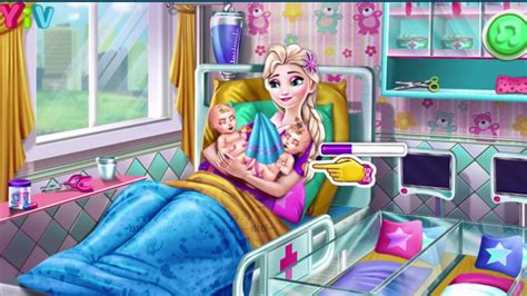 Pregnant Elsa Twins Birth - YouTube