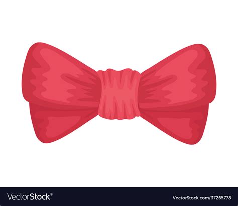 Red bow tie Royalty Free Vector Image - VectorStock