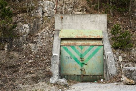 Bunker Entrance Royalty Free Stock Photography - Image: 16186747