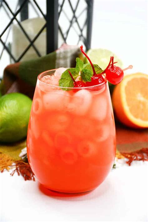 Alcoholic Drinks – BEST Caribbean Punch Cocktail Recipe – Easy and ...