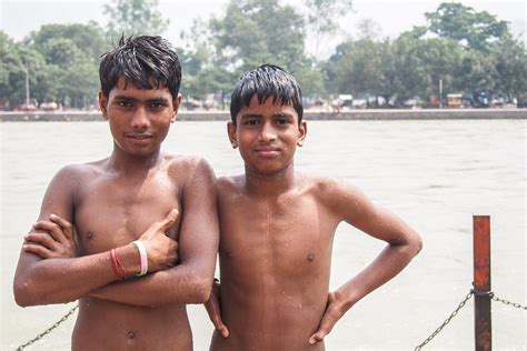 Haridwar, India | Boys after swimming in the Ganges river | Dan Smo | Flickr