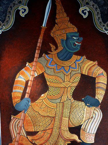 174 Ramakien Murals | by Anandajoti Thai Art, Hanuman, Siamese, Romance, Wattpad, Cambodia ...