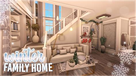 Bloxburg | Winter Family Home | Roblox | House Build - YouTube