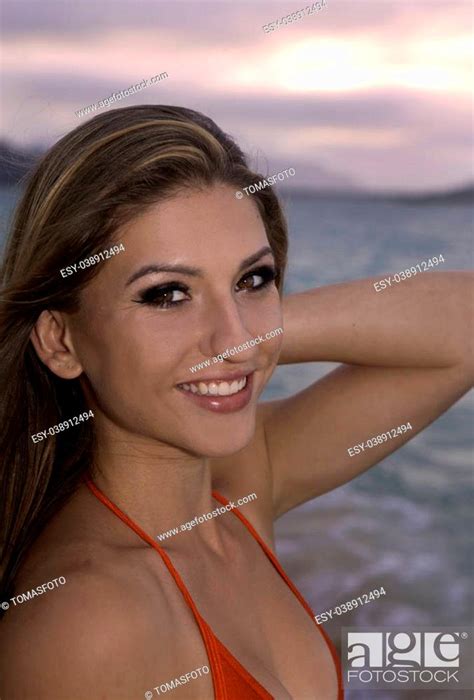 girl in a bikini on a hawaii beach, Stock Photo, Picture And Low Budget Royalty Free Image. Pic ...
