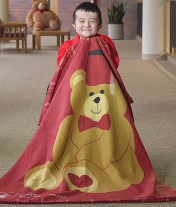 What does a Love to the rescue blanket look like? – Shriners Hospitals for Children