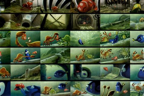 Finding Nemo concept art postcard from TX