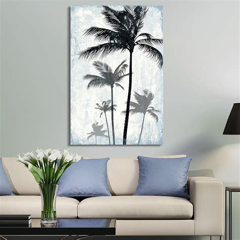 Wall26 Palm Tree Wall Art Tropical Canvas Wall Art Landscape Prints for Living Room Bedroom ...