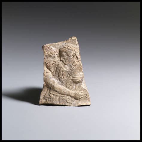 Terracotta fragment of a votive relief | Greek, South Italian, Locrian ...