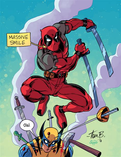 ArtStation - Deadpool Vs Wolverine