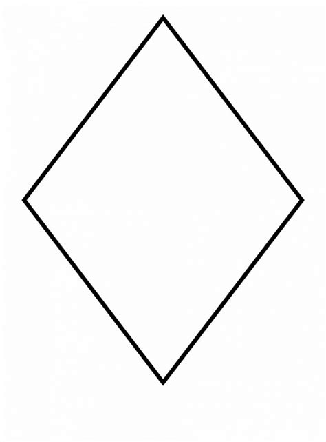 Free Printable Picture Of A Rhombus - Free Printable Templates