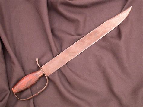 CONFEDERATE D-GUARD BOWIE KNIFE, ARMORY OF MILLEDGEVILLE, GEORGIA MANUFACTURED D-GUARD BOWIE ...