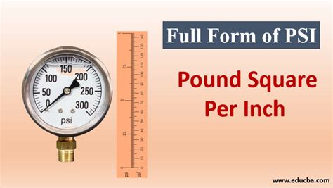 Full Form of PSI | How to Calculate Pounds Per Square Inch?