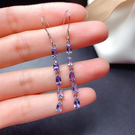 Tanzanite Earrings - Etsy